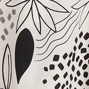 ABITO IN POPELINE DI COTONE STAMPA JUNGLE - CAPSULE AA - FIORE BIANCO - Image 5