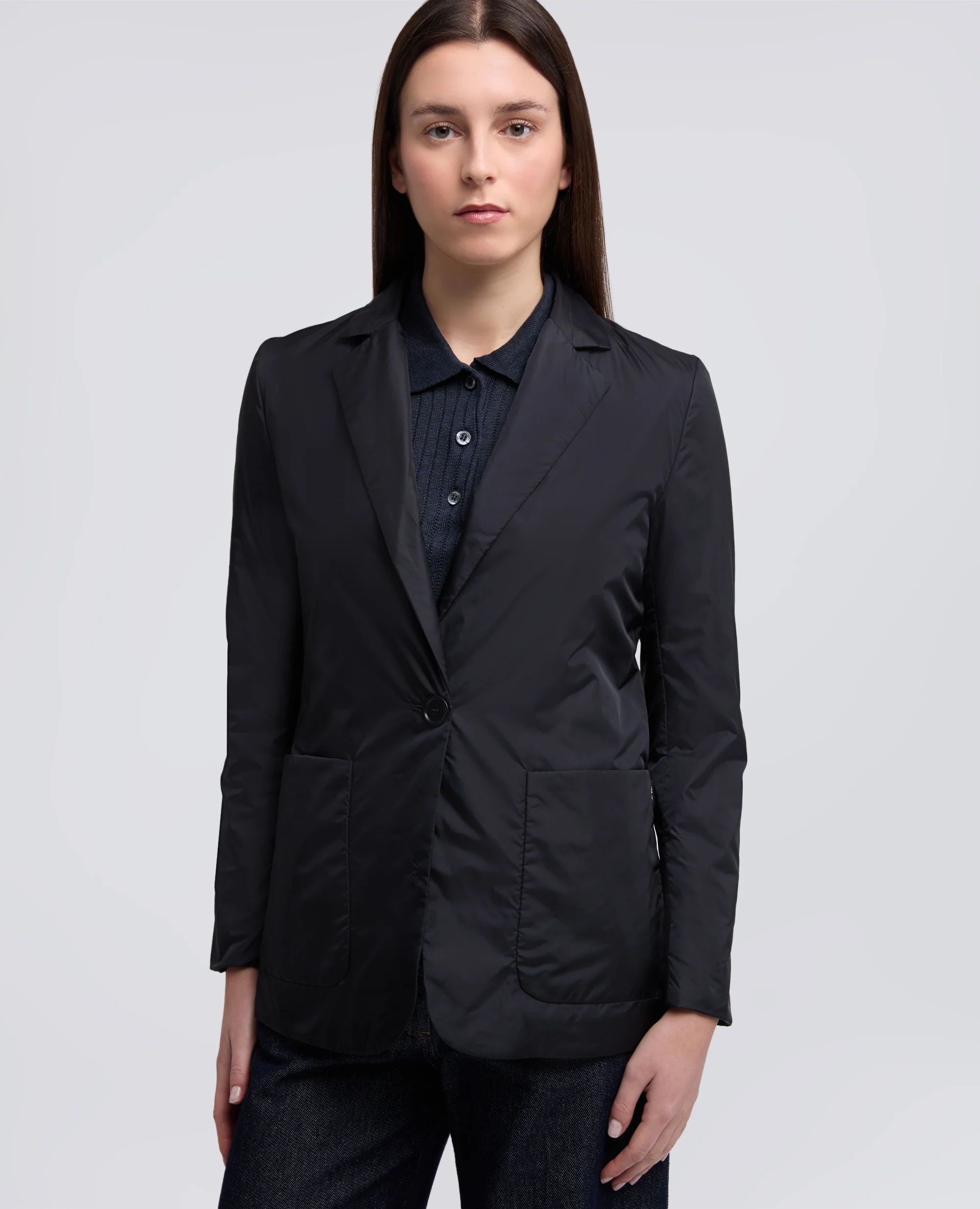 GIACCA IN NYLON IMBOTTITA - NERO - Image 4