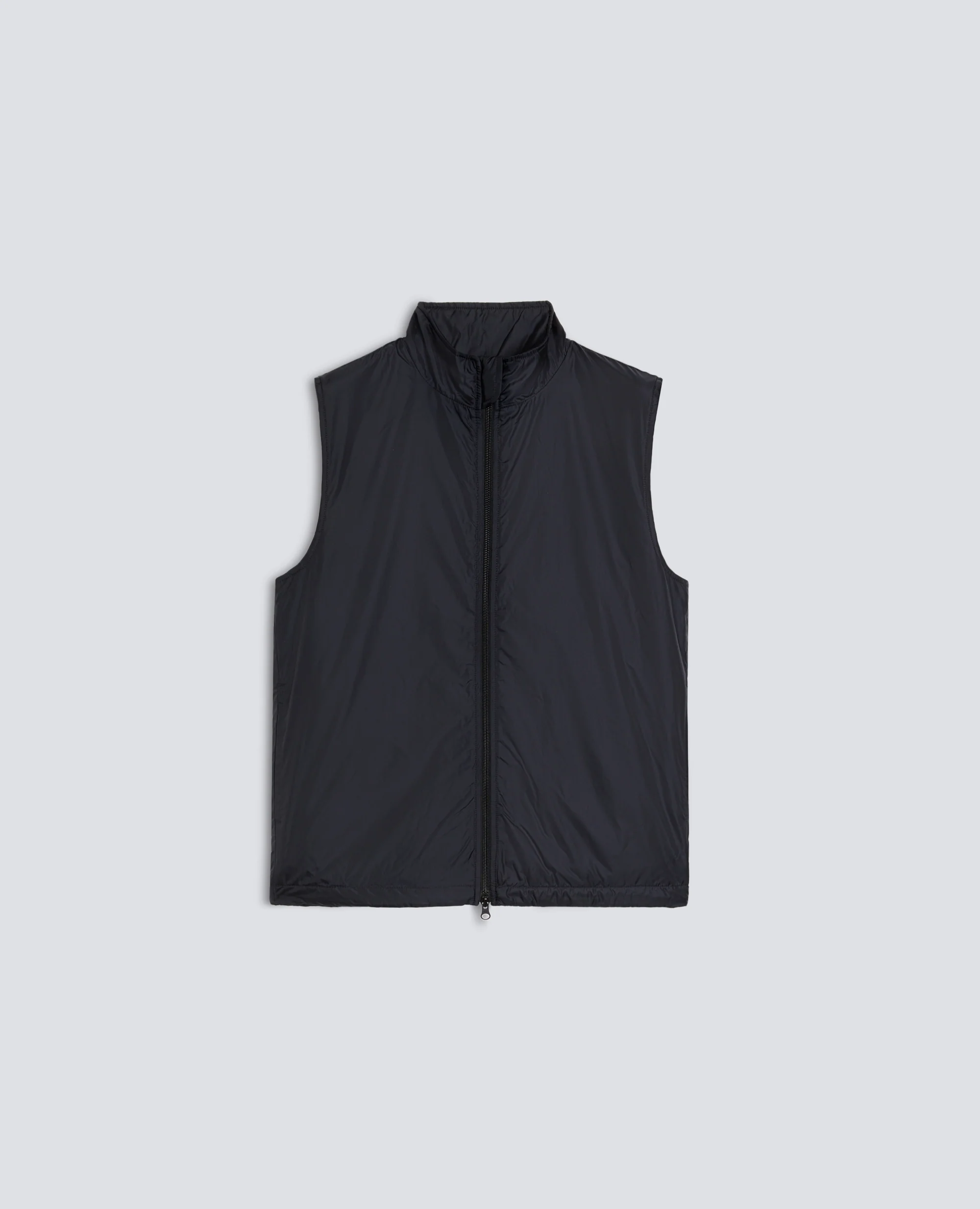 GILET VERNES IN NYLON - NERO