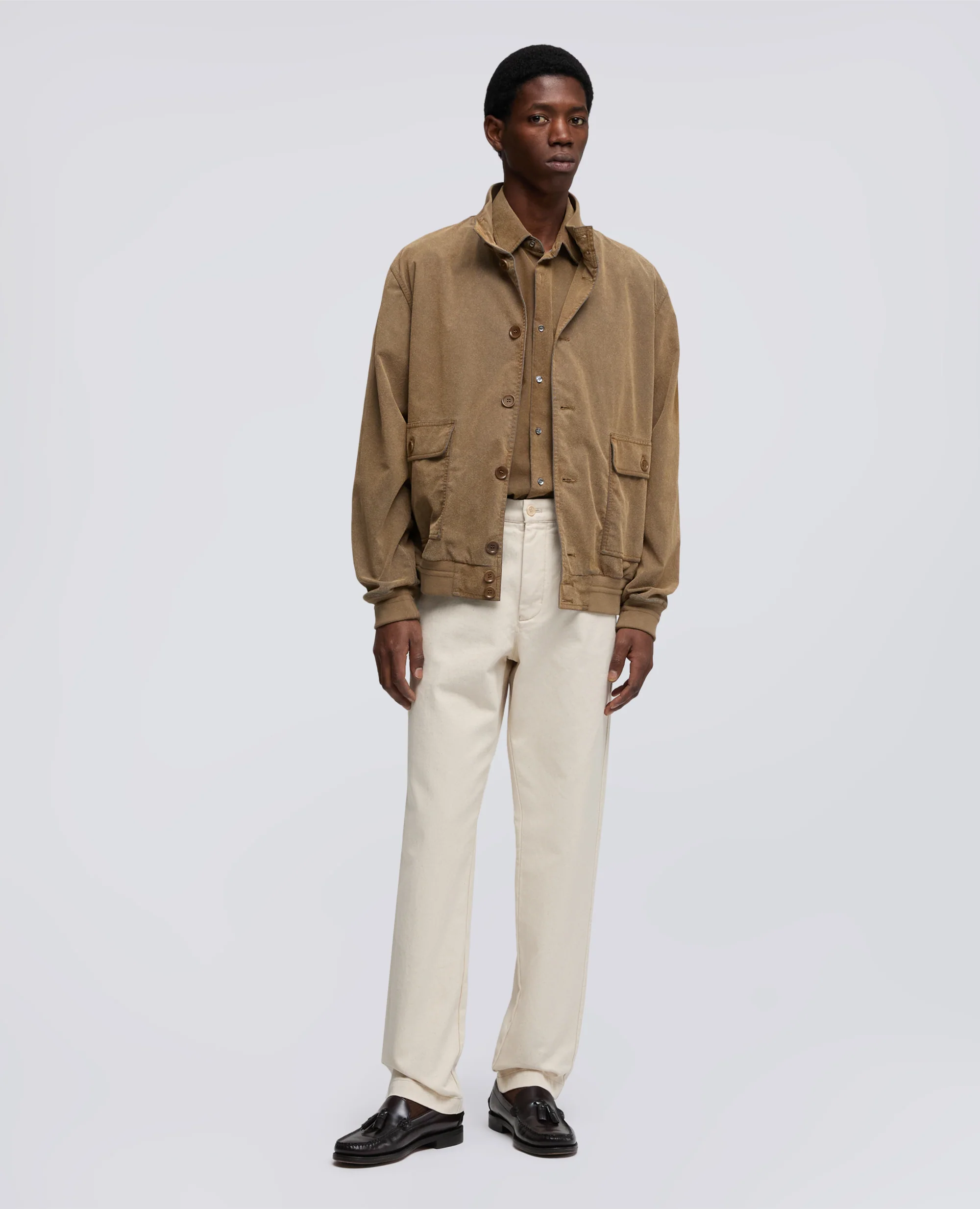 GIUBBOTTO IN CHAMBRAY FLOCCATO - COLONIALE - Image 2