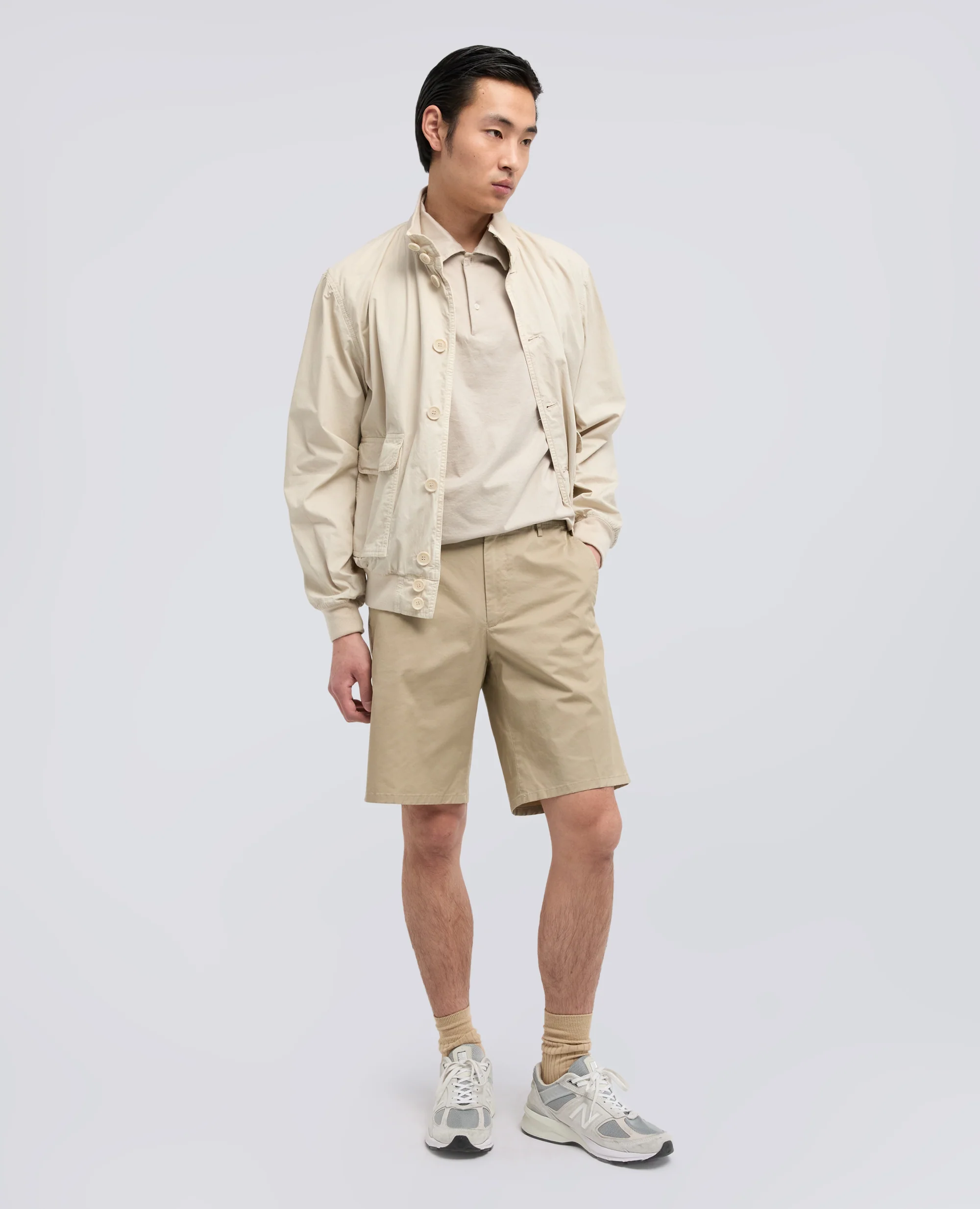 BERMUDA IN TWILL DI COTONE STRETCH - COLONIALE - Image 2