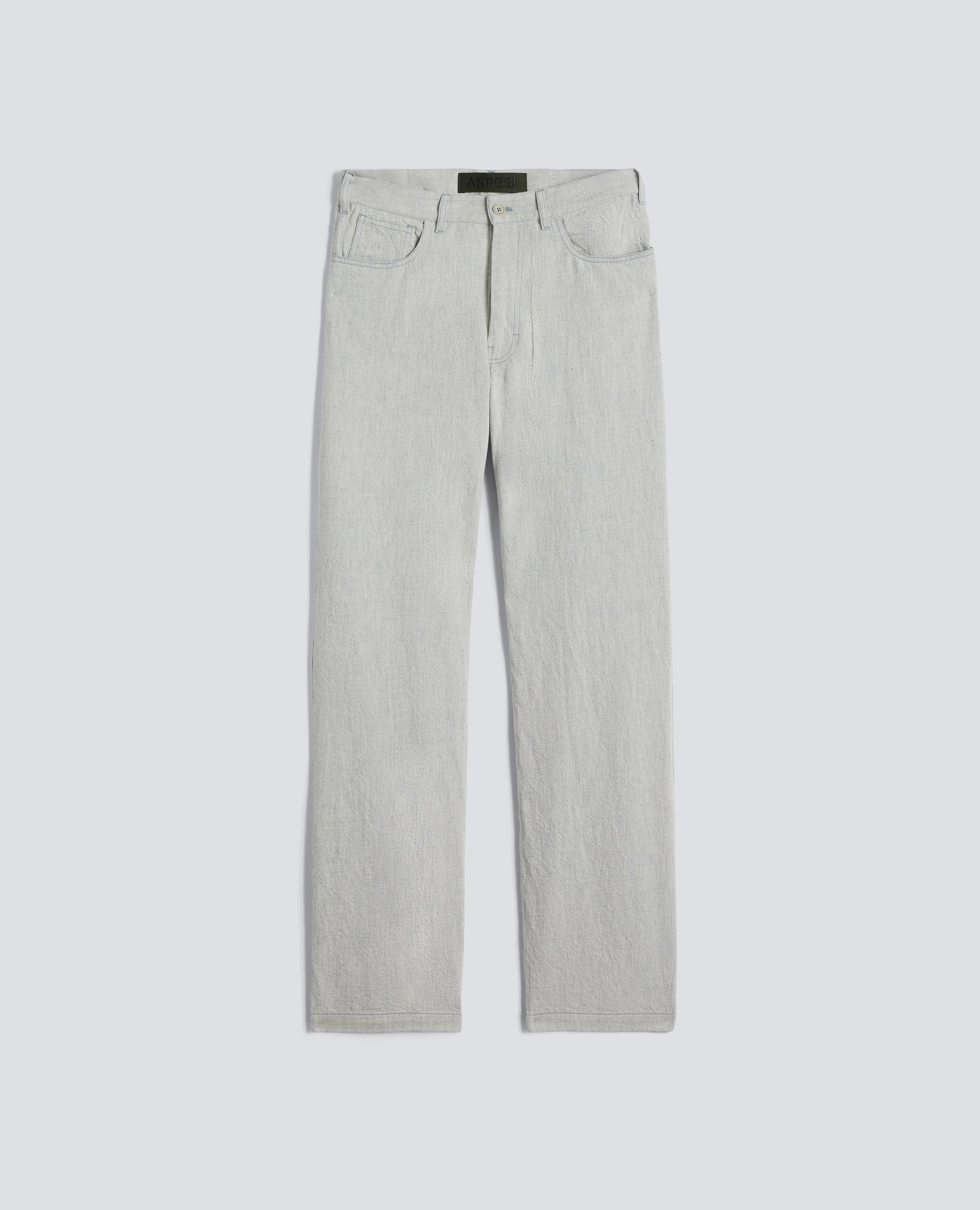 PANTALONE IN DENIM DI COTONE - SASSO