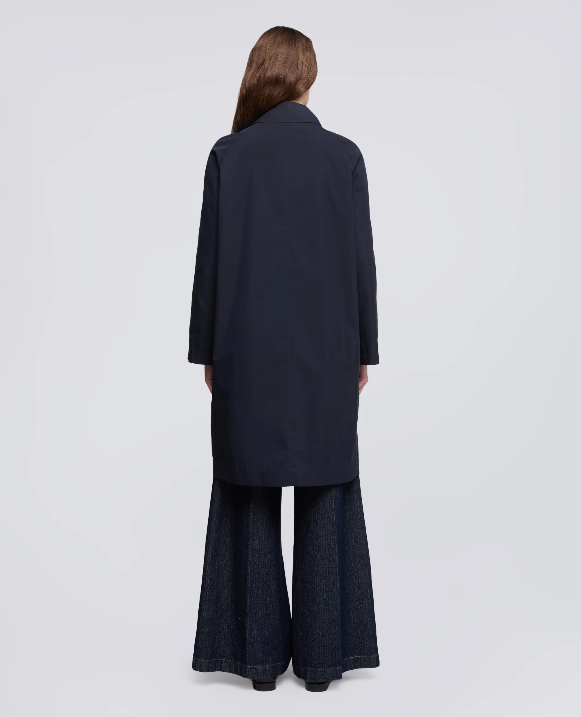 SOPRABITO REVERSIBILE IN TWILL DI COTONE POLIAMMIDE E NYLON - NAVY - Image 3