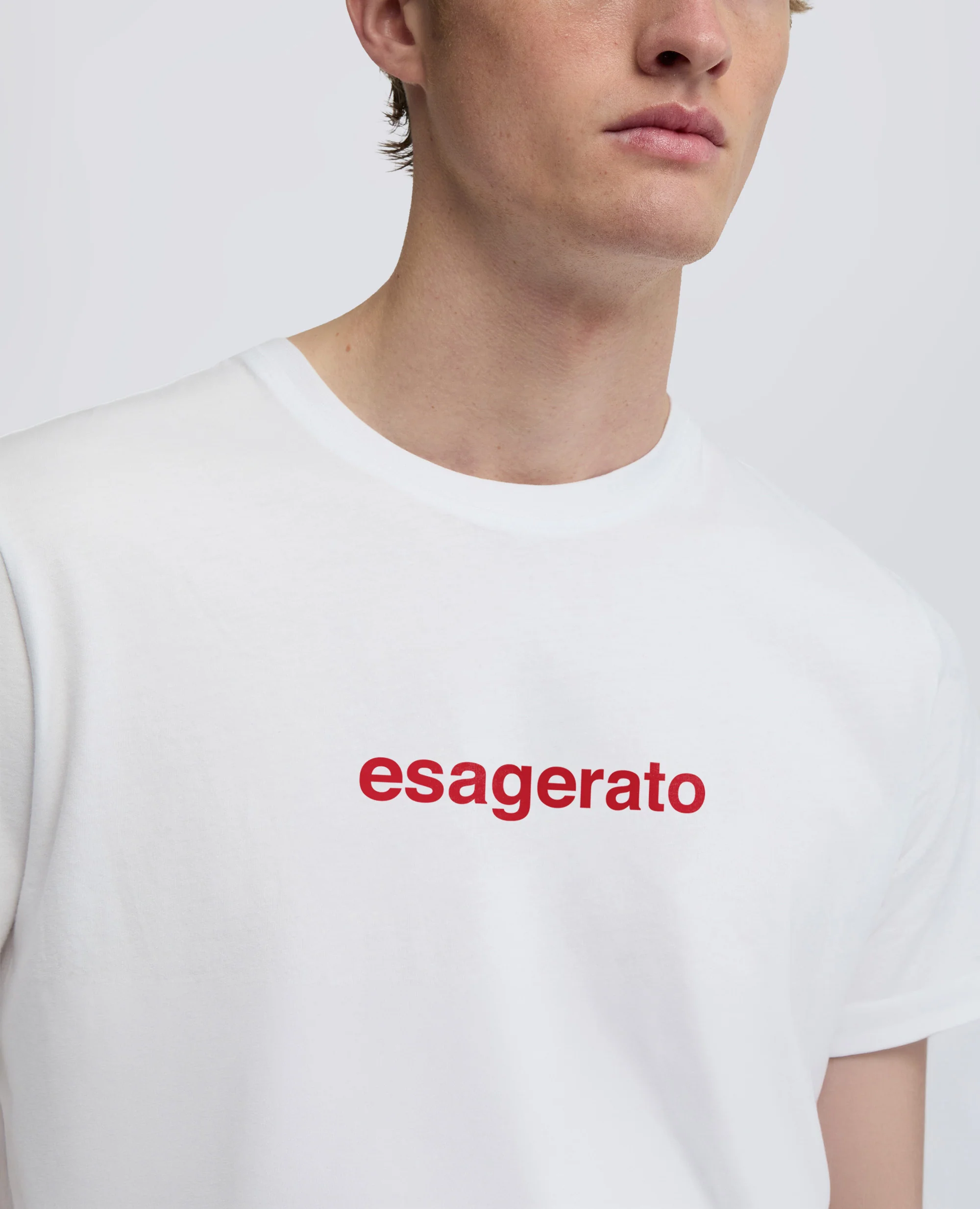 T-SHIRT IN JERSEY DI COTONE - ASPESI X LA MINERVETTA - BIANCO - Image 4