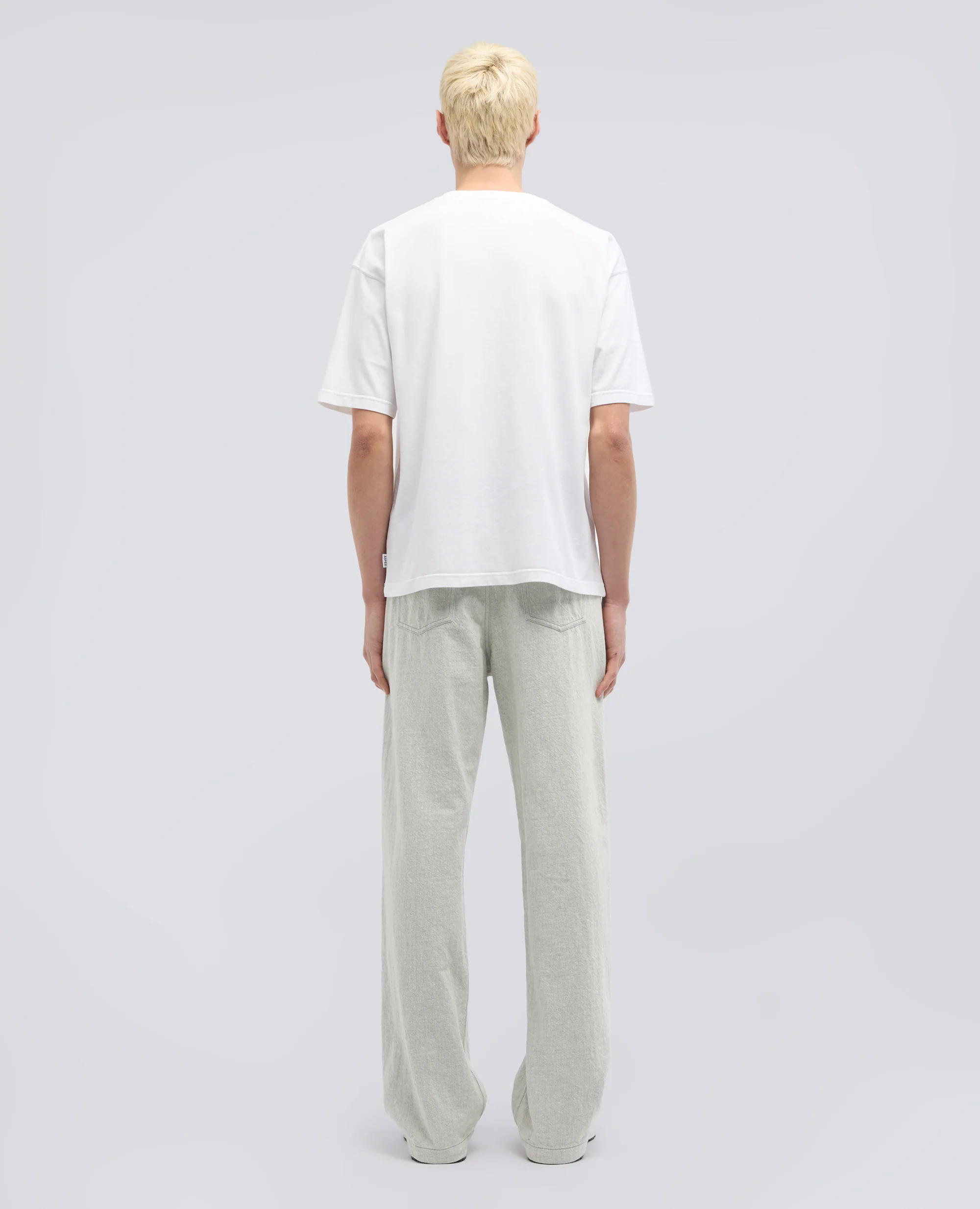 T-SHIRT -NOT THIS YEAR- IN JERSEY DI COTONE - BIANCO+SCRITTA ROSSA - Image 3